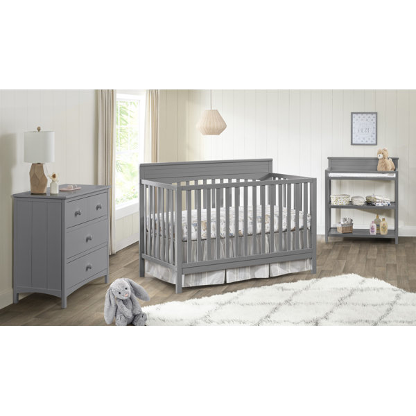 Harriet Bee Lattimer 4in1 Convertible Crib & Reviews Wayfair